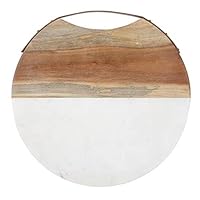 Santa Barbara Design Studio Acacia Wood + Marble Board