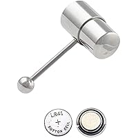 Tongue Bar Stainless Steel Vibrating Finger Ring Body Piercing Jewelry Barbell Jewelry Silver Convenient and clever