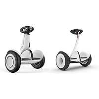 Ninebot S Plus Smart Self Balancing Transporter - Pro Hoverboard for Adults & Kids Gift - Intelligent Following Robot - UL 2272 Certified, White