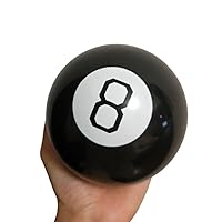 Mystic 8 Ball Decision Making Fortune Telling Ball Retro Game Novelty Black Eight Ball