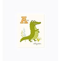 A is for Alligator - ABC Alphabet Wall Art for Kids