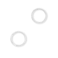 Kendra Scott Keeley 10mm Huggie Earrings in Sterling Silver