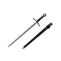 Co H-26035BK Crusader Knights of Templar Short Medieval Cosplay Sword Dagger, 23