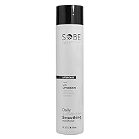 SOBE LUXE - Smoothing Conditioner for Treated Hair, Sulfate Free,10 Oz - Moisturizes, Protects Color and Repair - Keratin, Panthenol, Collagen, Proteins, Peptides, Vitamin E and Jojoba Oil