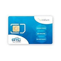 Satellite Phone Canada & Alaska Prepaid SIM Card with 200 Minutes (180 Day Validity)