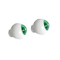 2 Pcs Ball Joint Dolls Glass Eye Ball 12mm Glitter Glass Eyeball