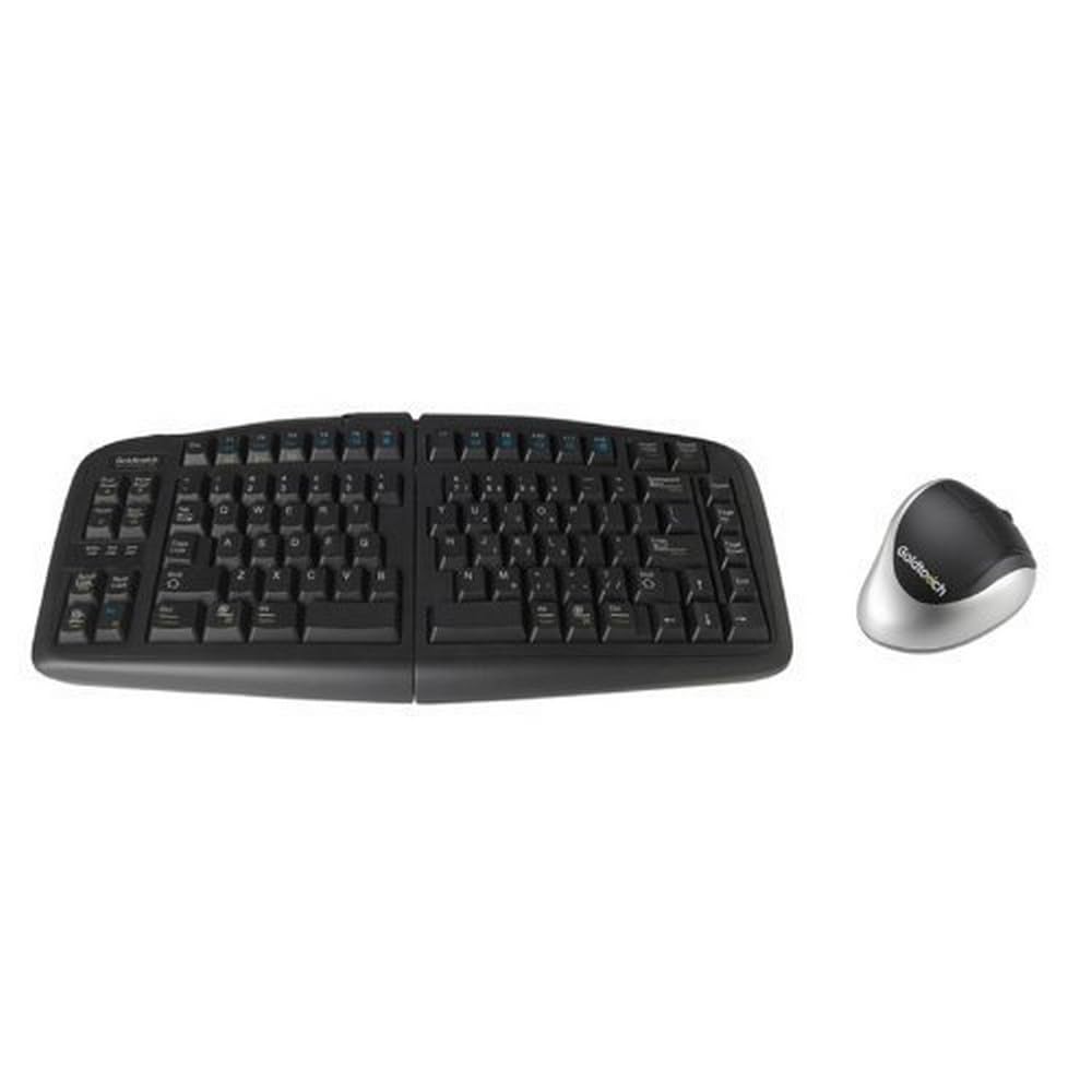 Goldtouch GTF-KLH V2 Adjustable Keyboard and Comfort Mouse Bundle, Left-Handed