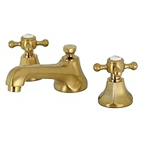 Kingston Brass KS4467BX Metropolitan Widespread Bathroom Faucet Pop-Up, Brushed Brass