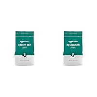 Amazon Basics Epsom Salt Soaking Aid, Eucalyptus Scented, 3 Pound (Pack of 2) (Previously Solimo)