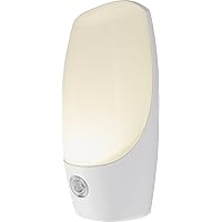 Energizer LED Automatic Night Light, Plug-in, Soft White, Light Sensing, On at Dusk, Off at Dawn, Energy Efficient, Ideal for Bedroom, Bathroom, Kitchen, Hallway, Staircase, 37100, 1 Pack