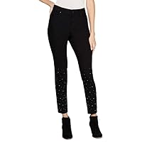 Style & Co. Womens Metal Pearl Skinny Fit Jeans