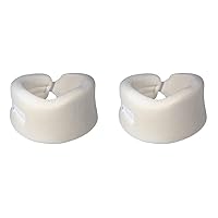 Drive Medical Cervical Collar, White (Pack of 2)