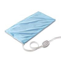 Sunbeam XL Heating Pad for Back, Neck, and Shoulder Pain Relief with Sponge for Moist Heating Option, Extra Large 12 x 24