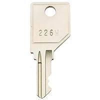 AIS 244W Desk or Cubicle Replacement Key 244W