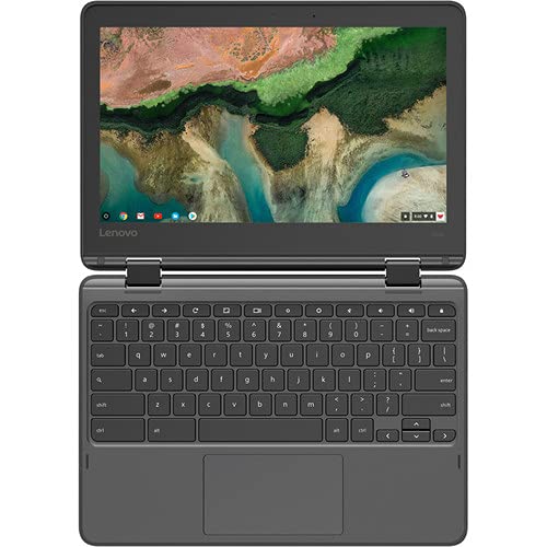 Lenovo Chromebook 300e (2nd Gen) 11.6-inch HD Touchscreen 32GB eMMC 1.1GHz Celeron N4020 (4GB RAM, SD Card Reader, Black) 81MB001DUS