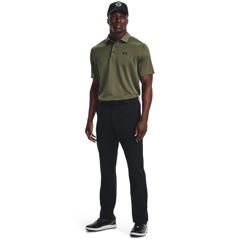 Under Armour Men's Tech Golf Polo , (390) Marine OD Green / / Black , XX-Large