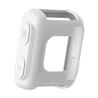 Silicone Protective Case Cover for Garmin Forerunner 35 30 for Garmin Forerunner Approach S20 Smart Watch Accessories (Color : White)