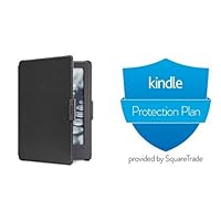 Amazon Black Cover for All-New Kindle (8th Generation, 2016) and 2-Year Protection Plan plus Accident Protection