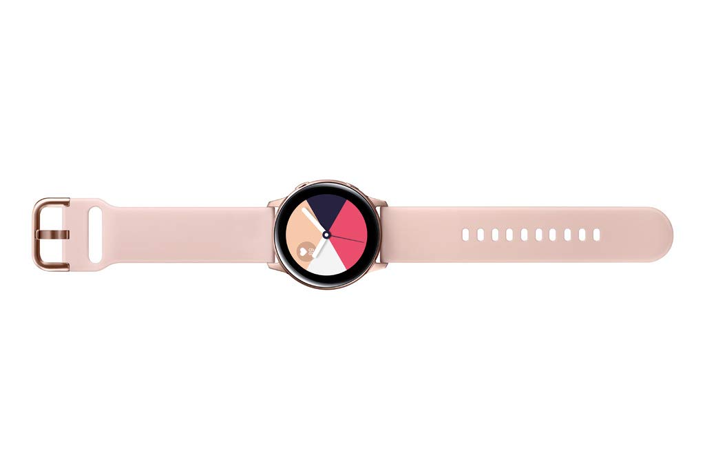 SAMSUNG Galaxy Watch Active (40MM, GPS, Bluetooth) Smart Watch with Fitness Tracking, and Sleep Analysis - Rose Gold (US Version)