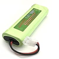 Battery Rechargeable Ni-Mh 7.2V Toy Combination Rechargeable Battery Green 3800Mah 7.2V 2Pcs