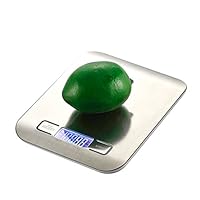 1pcs LCD Digital Kitchen Scale 5Kg x 1g Weight Food Diet Halloween Cooking Tool With Super Slim Stainless Steel Platform