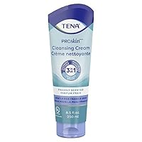 Tena Cleaning Cream for Sensitive Skin, ProSkin, 8.5oz, Pack of 6