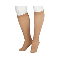 Juzo Dynamic Varin 3512 30-40mmhg Closed-Toe Knee-High Compression Sock with Silicone Top Band