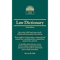 Barron's Law Dictionary [Paperback] [2010] (Author) Steven H. Gifis Barron's Law Dictionary [Paperback] [2010] (Author) Steven H. Gifis Paperback Mass Market Paperback