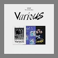 VIVIZ VarioUS 3rd Mini Album Photobook Version CD+POB+Photobook+Lyrics newspaper+Staff only card+Folding photocard+Photocard+3Cut film photo+Sticker+Tracking (Random)