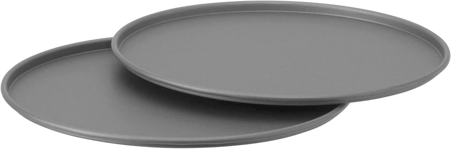 Ovenstuff Nonstick 7.75-Inch Toaster Oven Pizza Pans, Set of 2