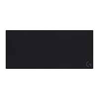 Logitech G840 XL Cloth Gaming Mouse Pad - 0.12 in Thin, Stable Rubber Base, Performance-Tuned Surface - Black