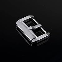 20mm Pin Brushed Buckle For Blancpain Clasp For Fifty Fathoms Watch Band Parts Leather Silicone Watchband Buckle