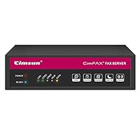 CimFAX W5S Ultimate 2-Port/2-Line High Speed 33.6k Fax from PC/Mobile via Fax Line 400 Users Fax2email Windows xp/7/8/10/Mac SDK Provided (32GB)