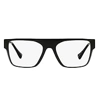 Versace VE 3326U GB1 Black Plastic Rectangle Eyeglasses 53mm