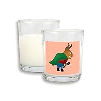 Bull Demon Westing White Candles Glass Scented Incense Wax