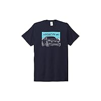 Mustang Mach-E Men's Night Sky Navy Tri-Blend Eco T-Shirt