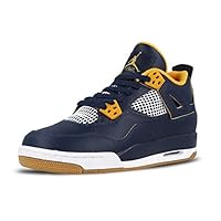 Nike (Nike) Air Jordan Air Jordan 4 Retro BG Dunk from above Navy Yellow 408452 – 425 [parallel import goods]