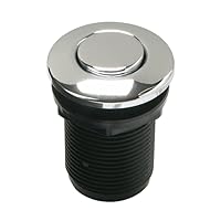 Replacement Round Style Push Button Finish: Polished Chrome
