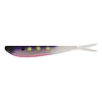 Big Bite Baits 4'' Slim Minnow/Painted/Purple Spotlight (6 Pack)