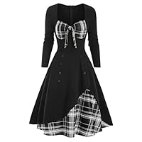 Dresses, Beautifully Paired with Casually Designed Skirts, Great Dresses for Women XXL Black Grey