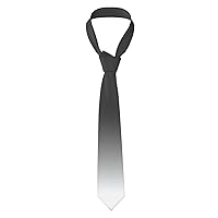Unicorns On Colorful Stripes Print Necktie for Men Novelty Design Fashion Funny Neck Tie Cosplay 3.15