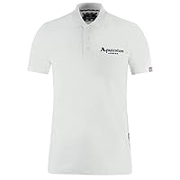 Elegant White Cotton Polo Men's Shirt