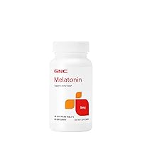 GNC Melatonin 5mg, 60 Tablets, Supports Restful Sleep