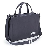 KALIDI Tote Bag for Women Corduroy Crossbody Bag Casual Zipper Tote Fashion Shoulder Handbag Hobo bag with Pockets