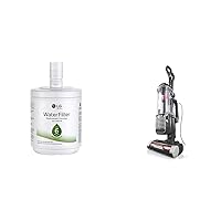 LG LT500P - 6 Month / 500 Gallon Capacity Replacement Refrigerator Water Filter (NSF42 ADQ72910911, White & Shark ZU102 Rotator Pet Upright Vacuum with PowerFins HairPro & Odor Neutralizer Technology