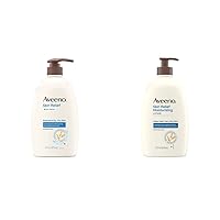 Aveeno Skin Relief Fragrance-Free Body Wash (33 fl. Oz) and Moisturizing Lotion (33 fl. Oz) Bundle for Dry Itchy Skin