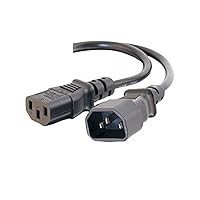 C2G 6FT Premium Universal Extension Cord - Power Extension Cord for TV, Computer, Monitor, Appliance & More (03141)