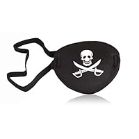 Pirate Eye Patch Skull Crossbone Eye Patch Eye Mask for Halloween Lazy Eye