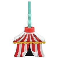 Amscan Carnival Tent Straw Cup | Multicolor | 1 Pc