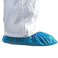 20A00C976CS, Polyethylene Anti-Skid Shoe Cover, Blue, 16